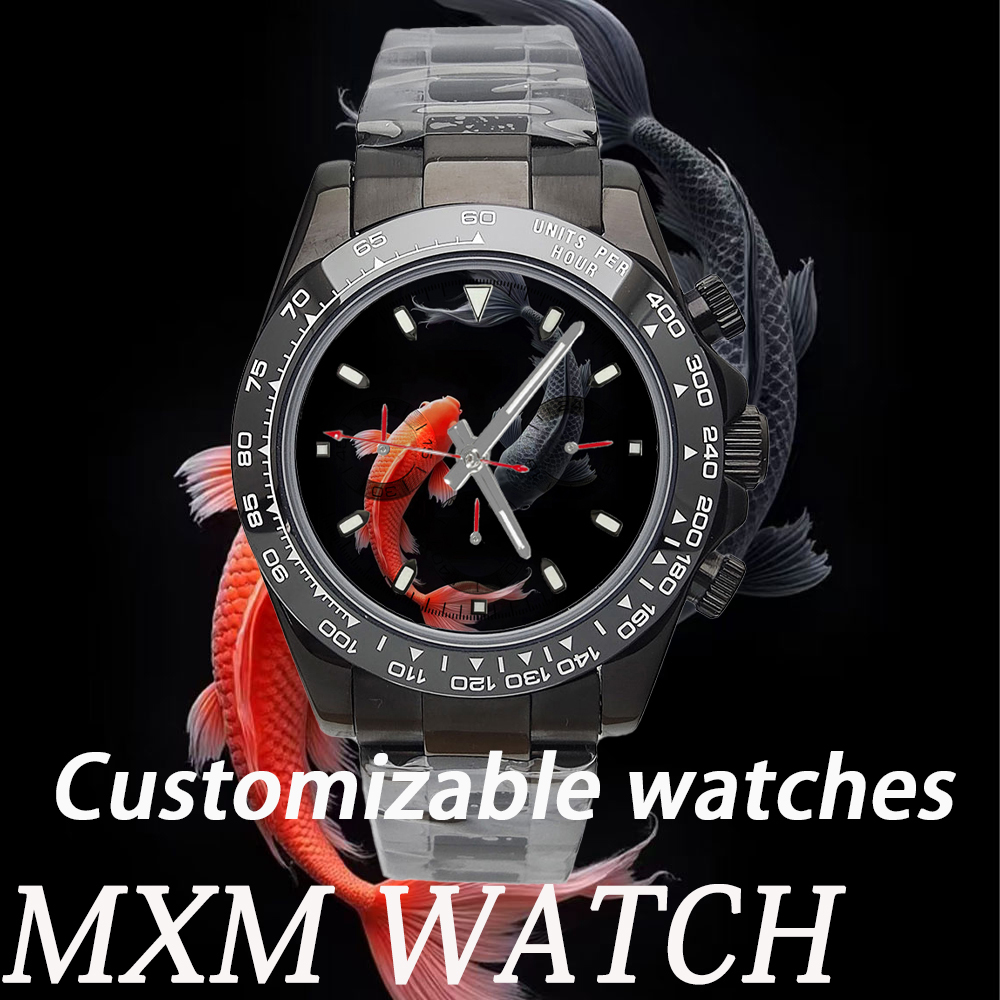 Stainless Bracelet Diver - カスタマイズされたクリエイティブVK63腕時計 39.3mm メンズクロノグラフ 新型フィッシュウォッチ メンズVK63腕時計/4613自動巻きメンズクロノグラフ腕時計