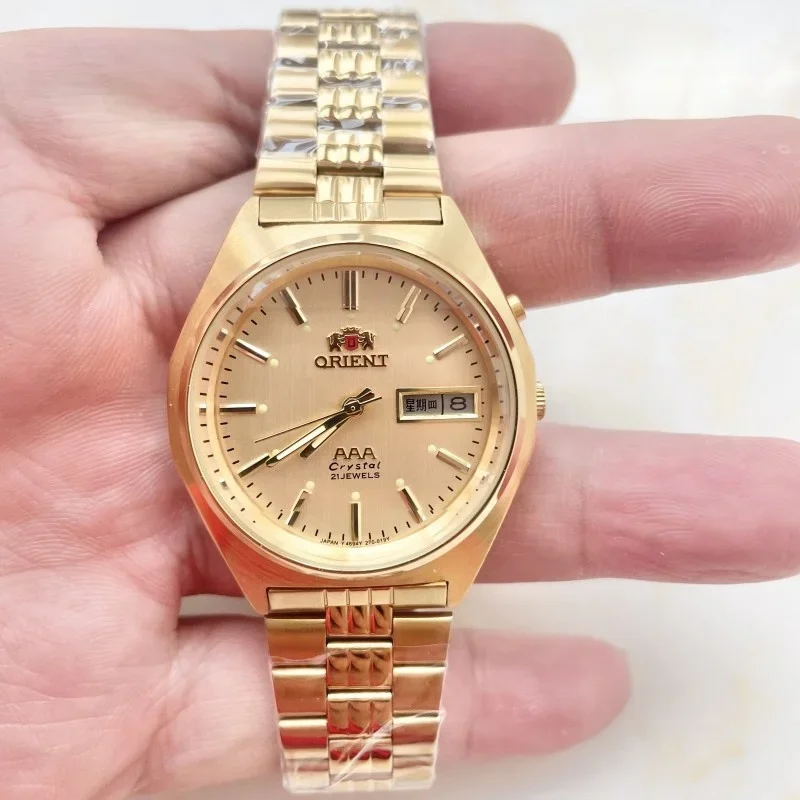 Seiko Watch Presage - DFDG 36MM カジュアルダイヤモンドデイトスポーツウォッチ ユニセックス機械式腕時計 ステンレススチール製 ワールドタイム