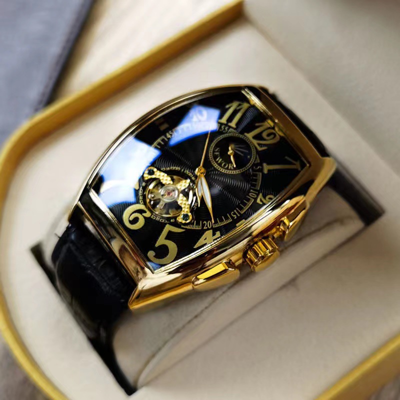 Sewor-メンズメカニカル腕時計,ゴールドトゥールビヨンウ - Seiko Watch Presage のレビューと価格