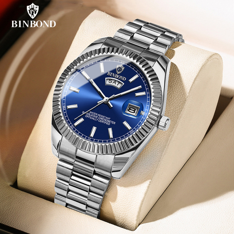 BINBOND B7012 メンズファッションビジネススポー - Rolex Watch Datejust のレビューと価格