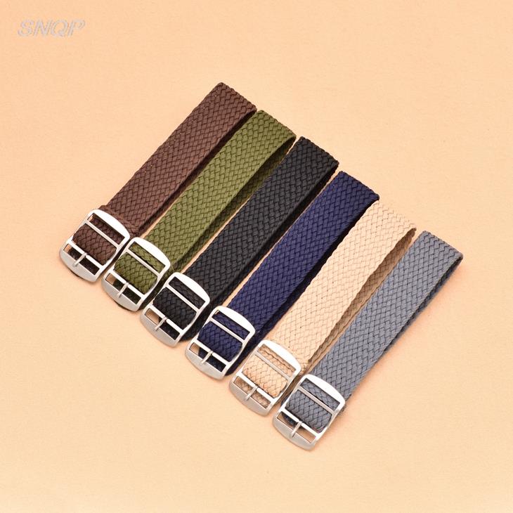 モノクロ織りナイロンウォッチバンド、ウォッチストラップバンド - Perlon Strap Woven のレビューと価格
