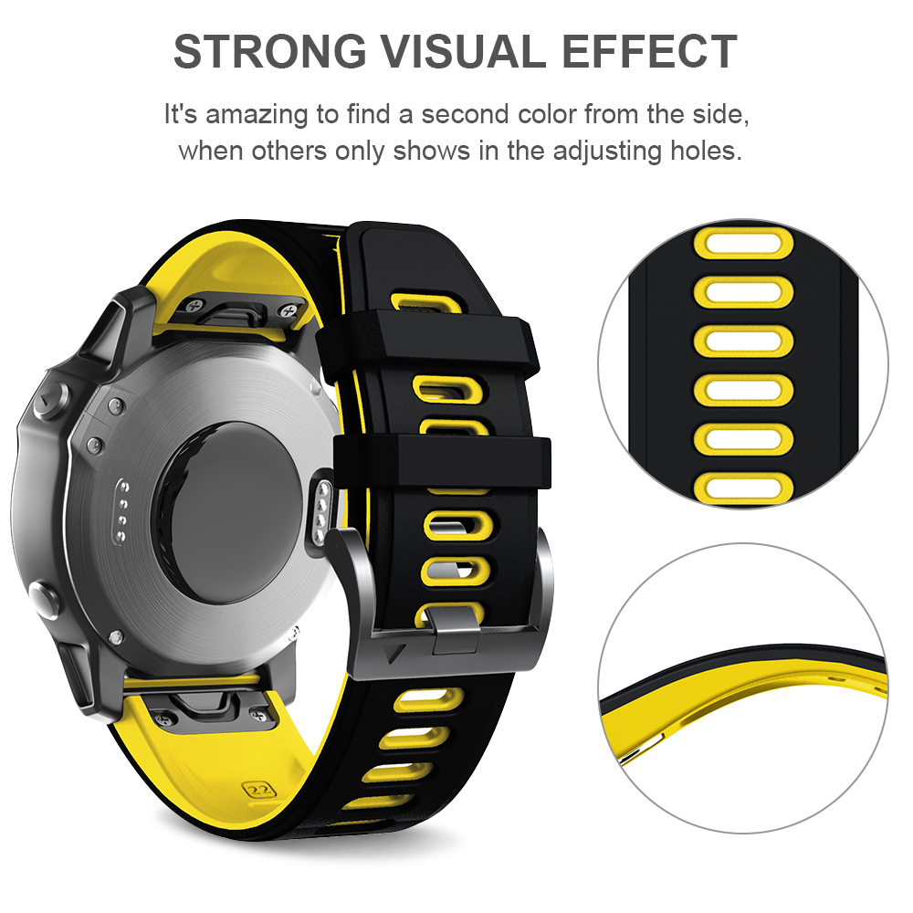 クイックリリース交換用時計バンド、時計バンド、22mm、26 - Silicone Watch Band 22Mm のレビューと価格