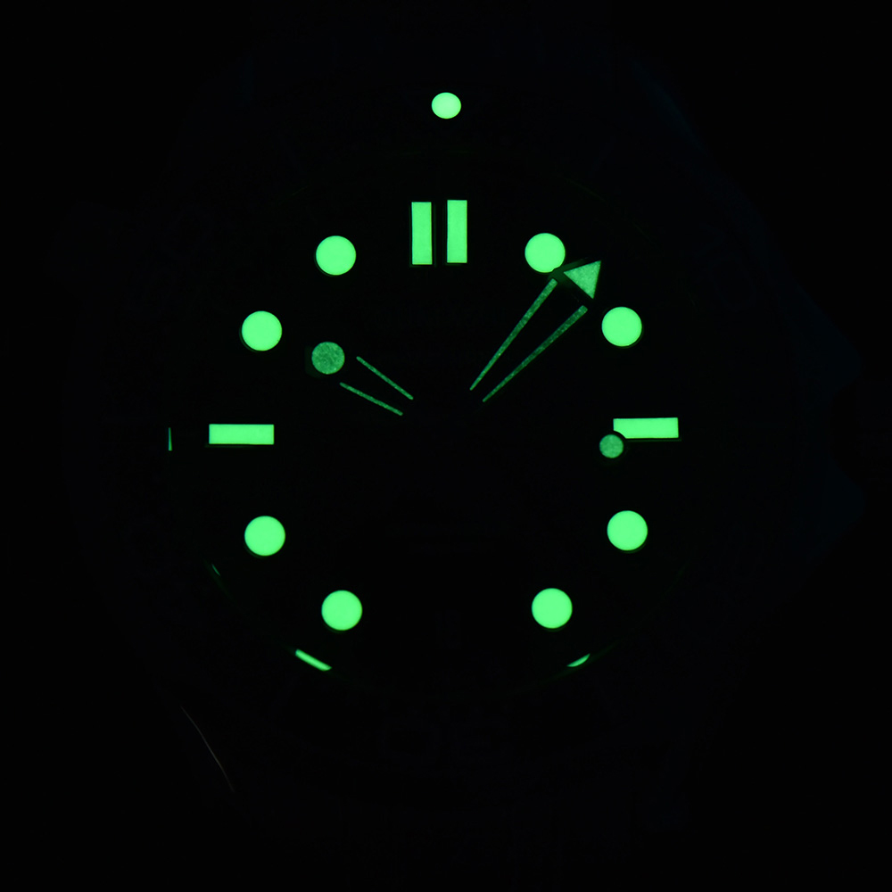 42mm 発光ディスプレイメンズウォッチ自動機械式時計、NH - Stainless Bracelet Diver のレビューと価格