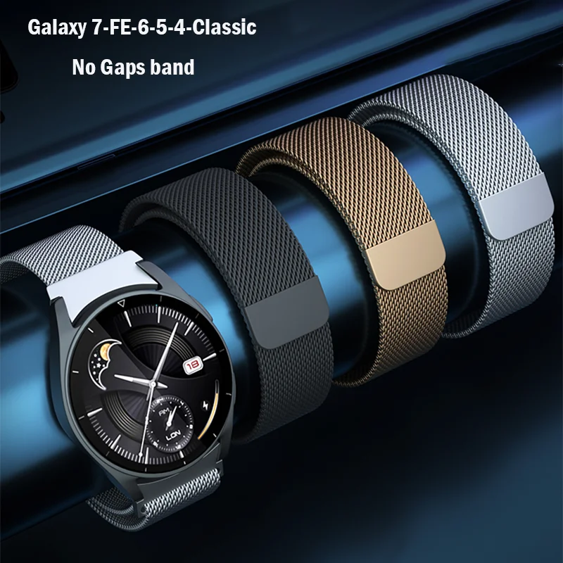 サムスンギャラクシーウォッチ用ミラネーゼループバンド、クラシ - Milanese Loop Magnetic のレビューと価格