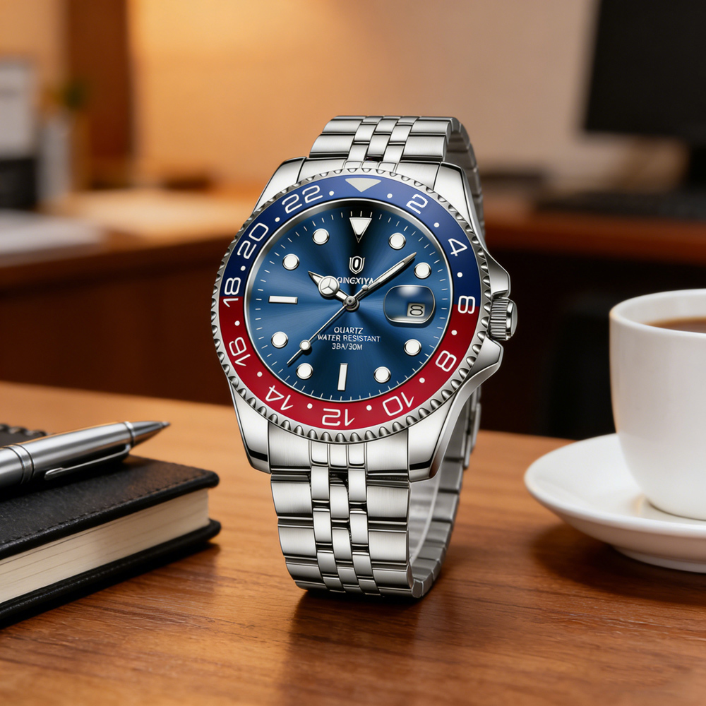 QINGXIYA 真新しいビジネスステンレススチール腕時計ク - Rolex Watch Datejust のレビューと価格