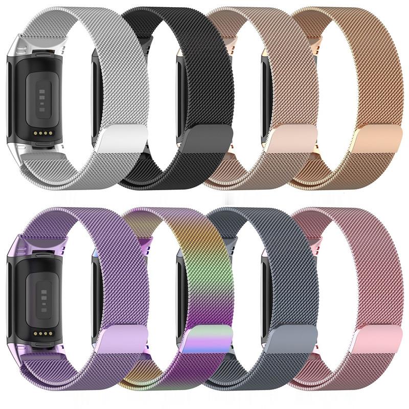 Fitbit Charge 5/6用メタルバンド スマートウ - Milanese Loop Magnetic のレビューと価格