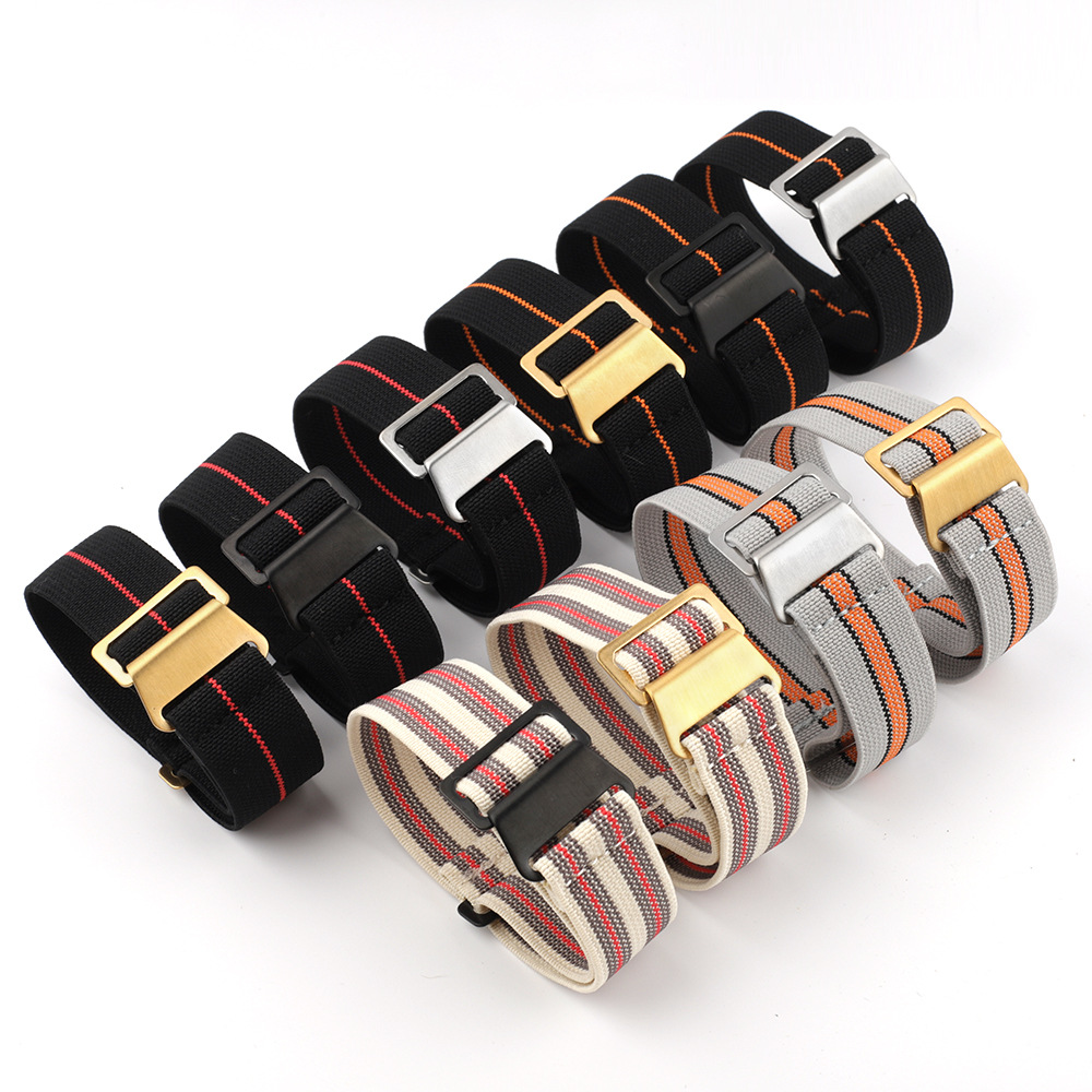 パラシュートナイロン時計バンド 18 ミリメートル 20 ミ - Parachute Strap Elastic のレビューと価格