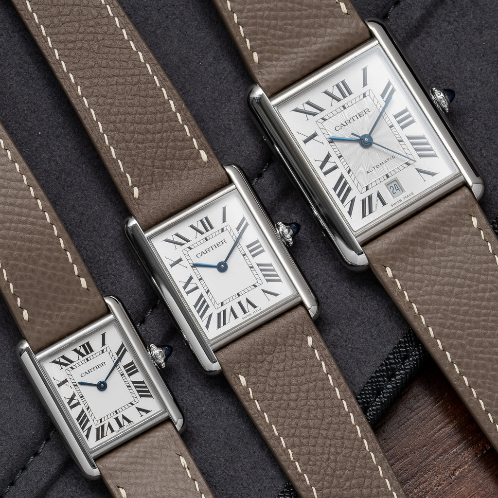 父の日ギフト エプソムレザー カルティエ サントス タンク  - Cartier Watch Santos のレビューと価格